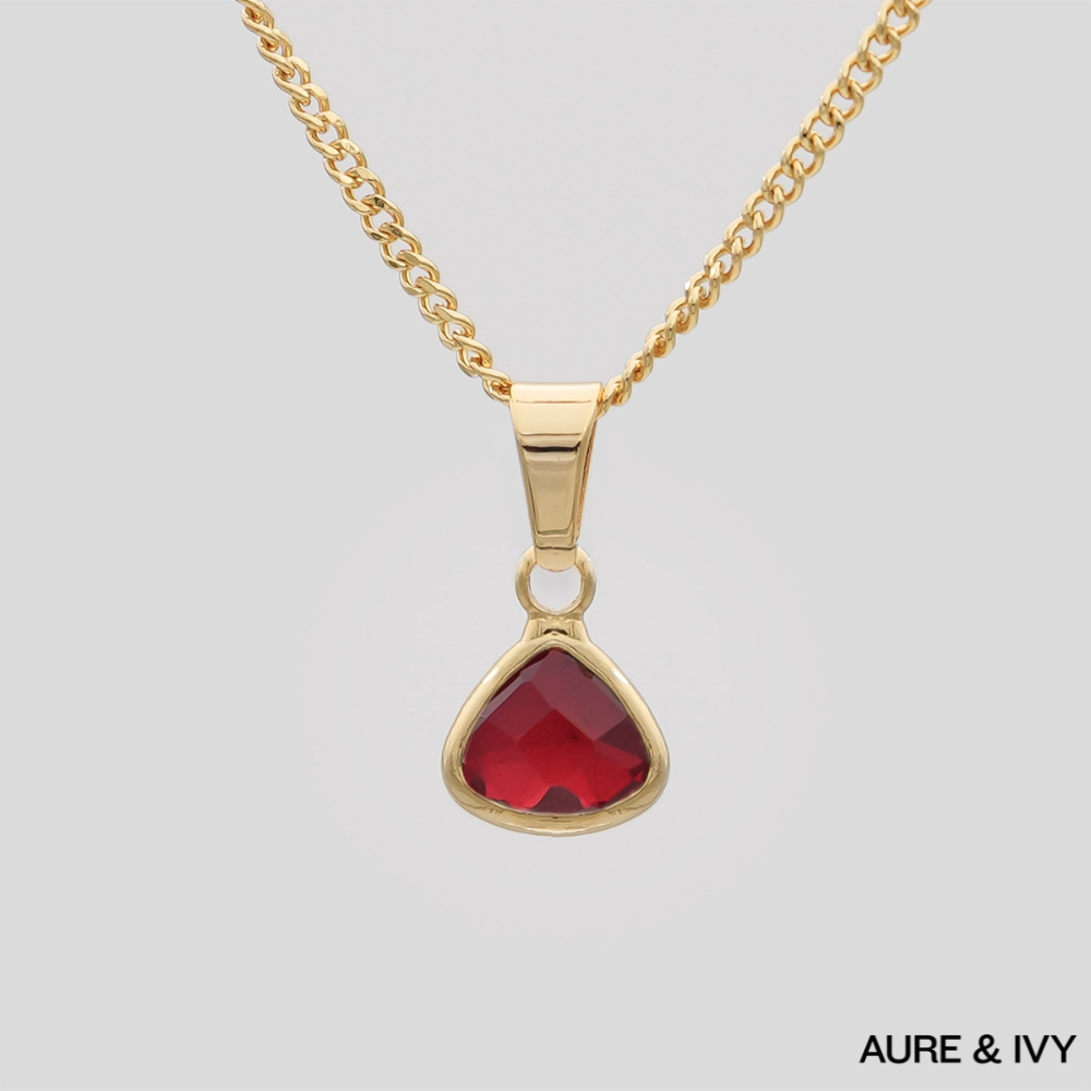 Birthstone Pendant Necklace