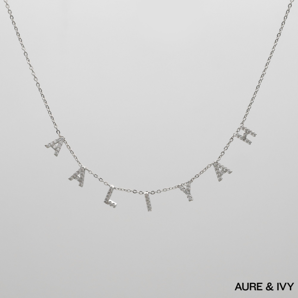 ICY Suspended Custom Name Necklace