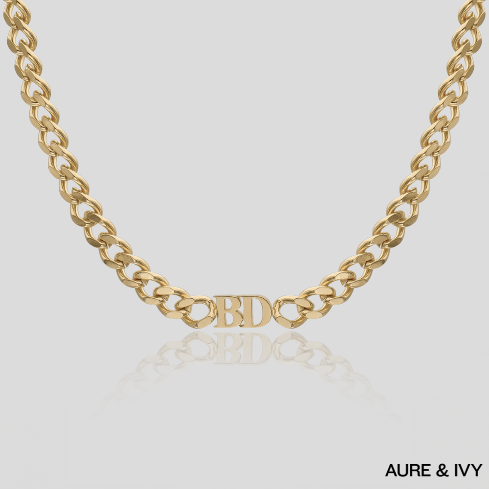 Initial Choker Necklace