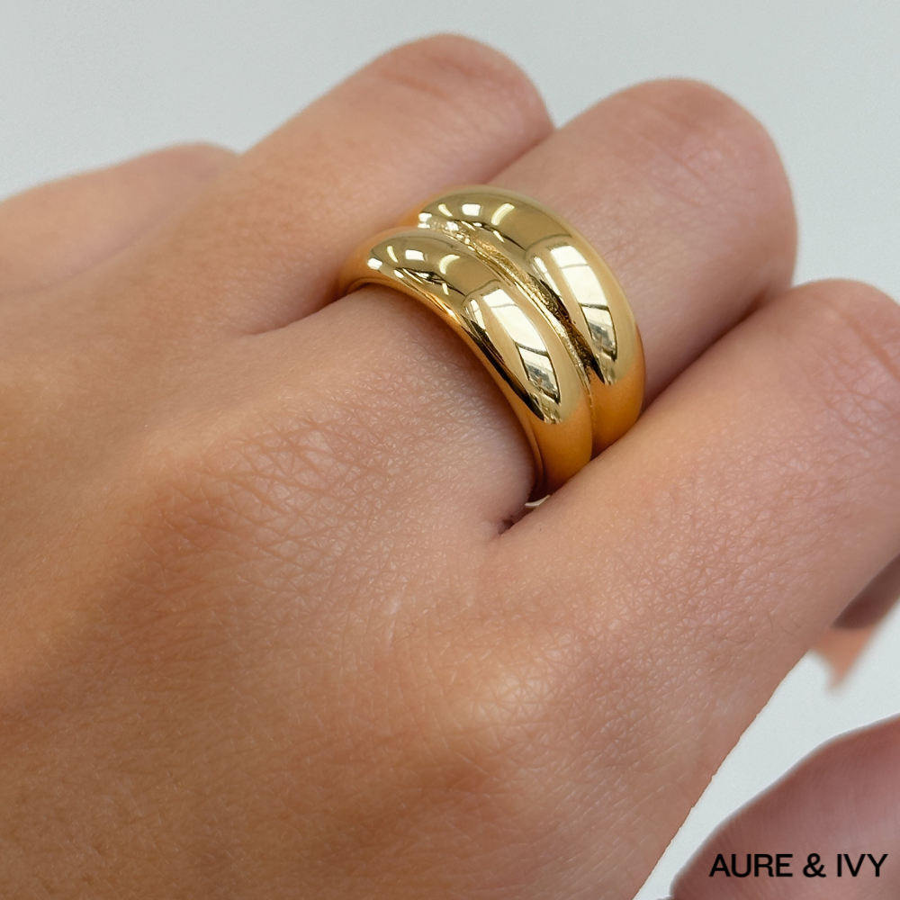 Eliana Double Band Ring