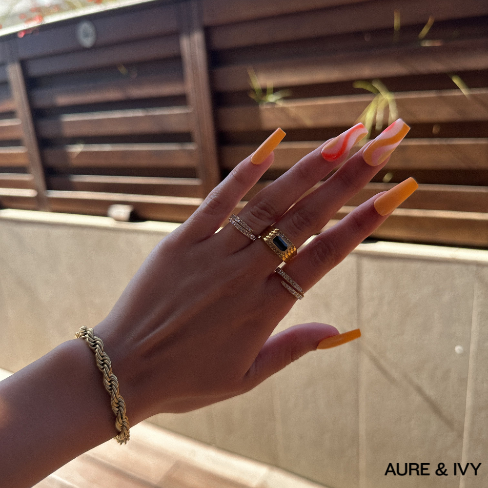Myla Onyx Signet Ring