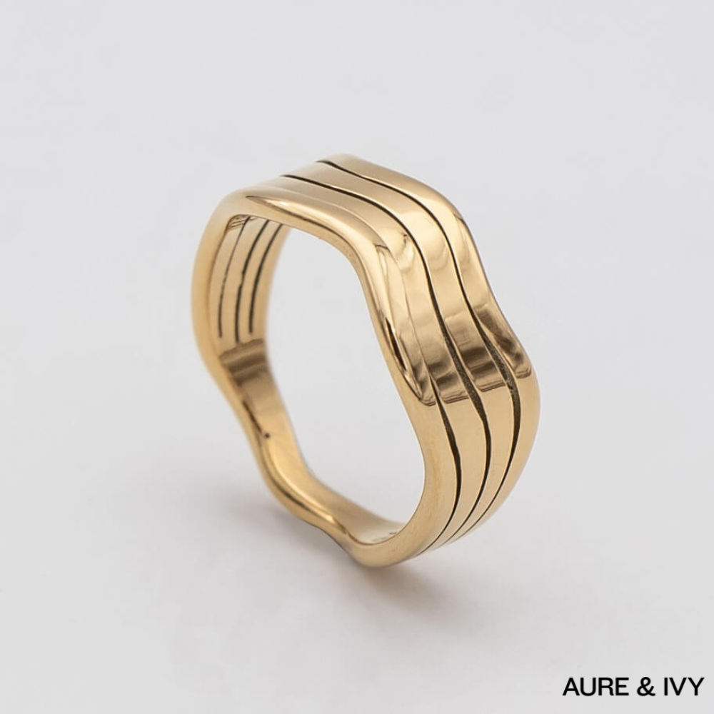 Esme Triple Wave Ring