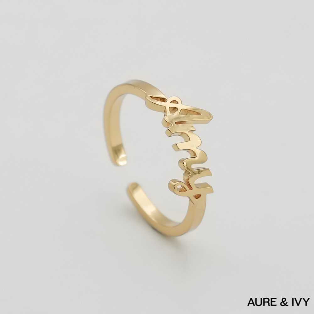 Miami Custom Name Ring