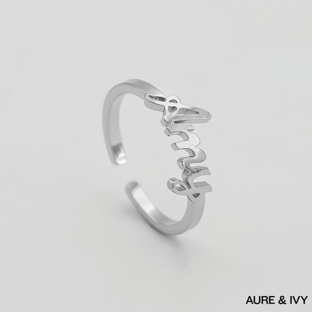 Miami Custom Name Ring