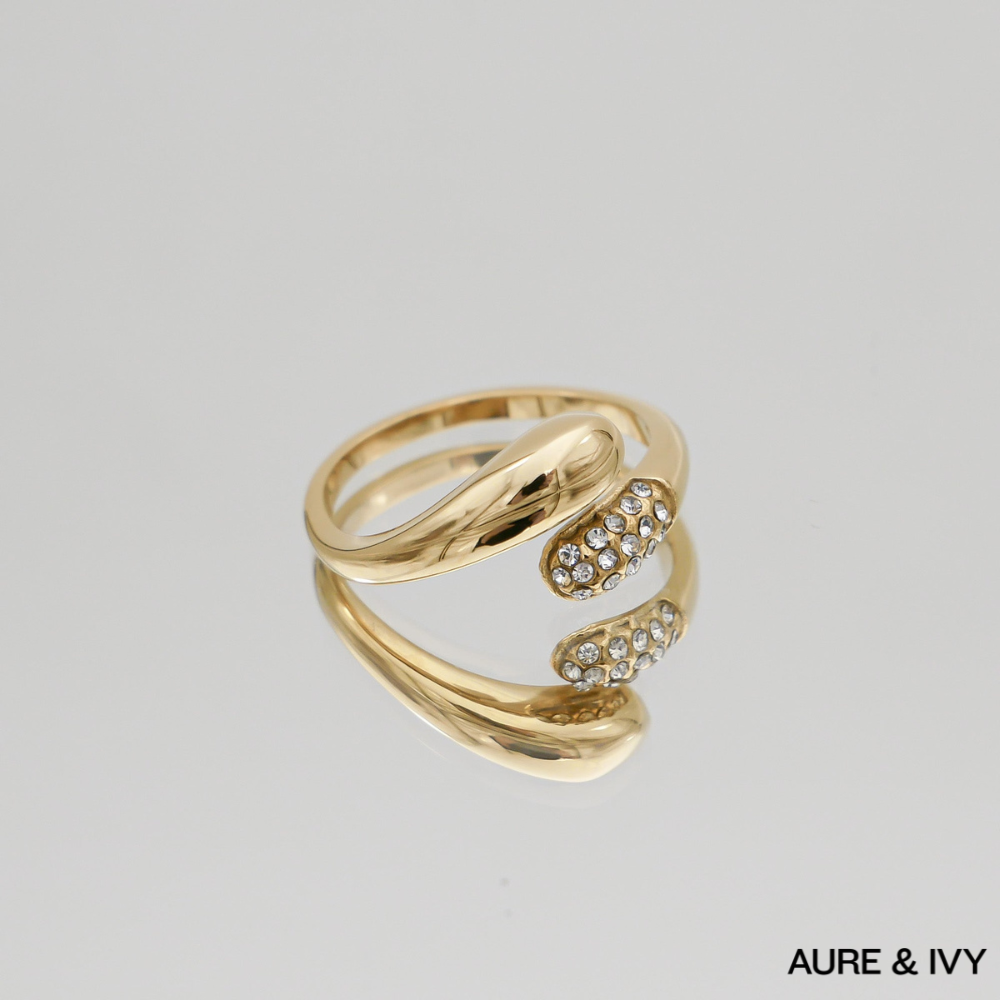 Ivara Shimmer Snake Ring