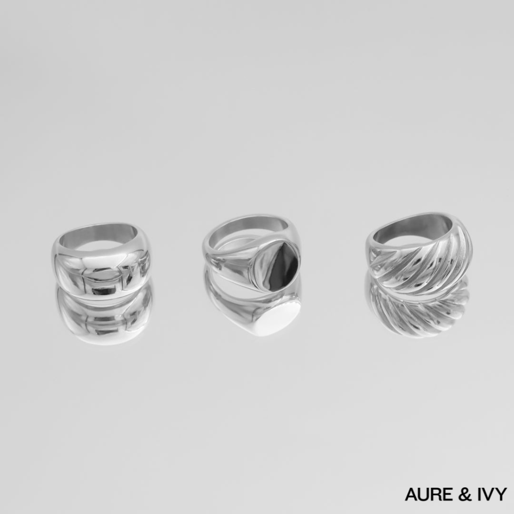 Celesta Dome Ring | Silver