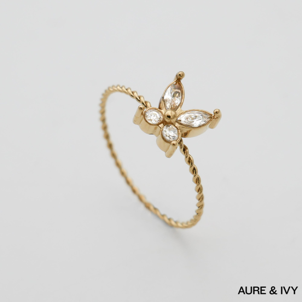 Alina Butterfly Glow Ring