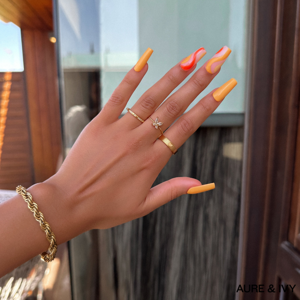 Alina Butterfly Glow Ring