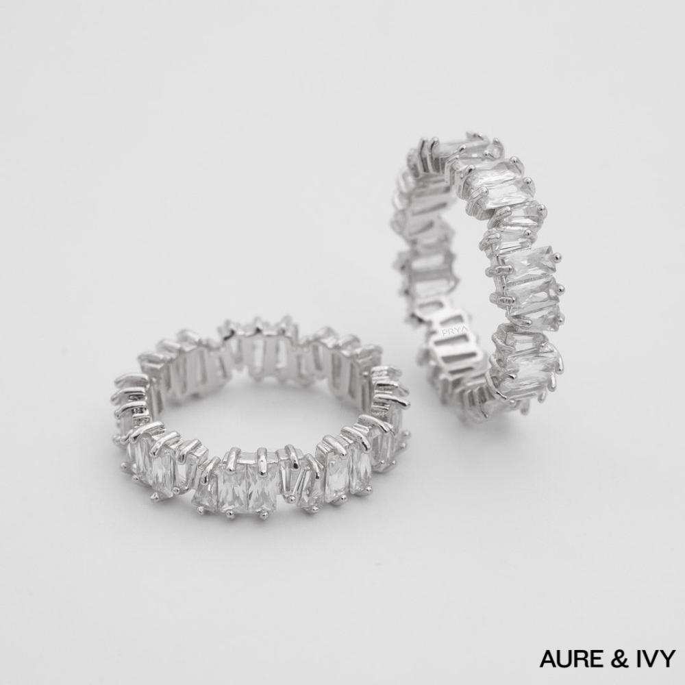 Stellar Baguette Ring | Silver