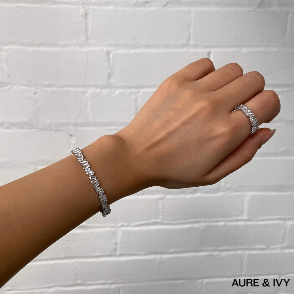 Stellar Baguette Ring | Silver