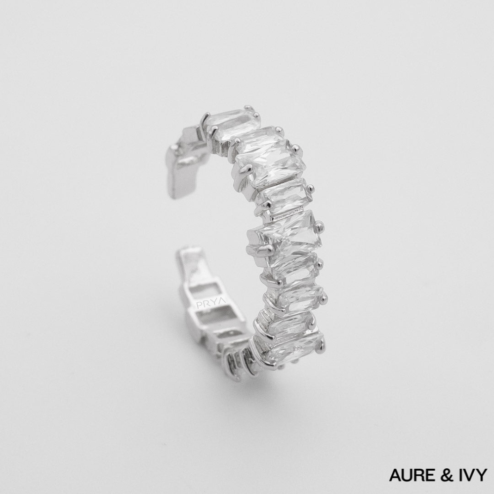 Starlight Baguette Ring | Silver