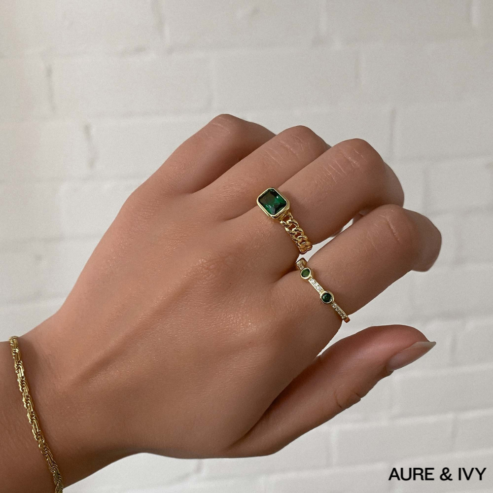 Emerald Gleam Ring