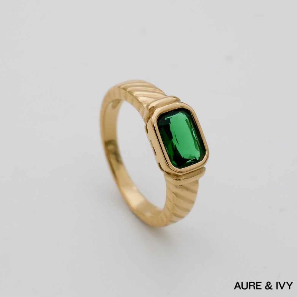 Daria Graceful Rope Ring