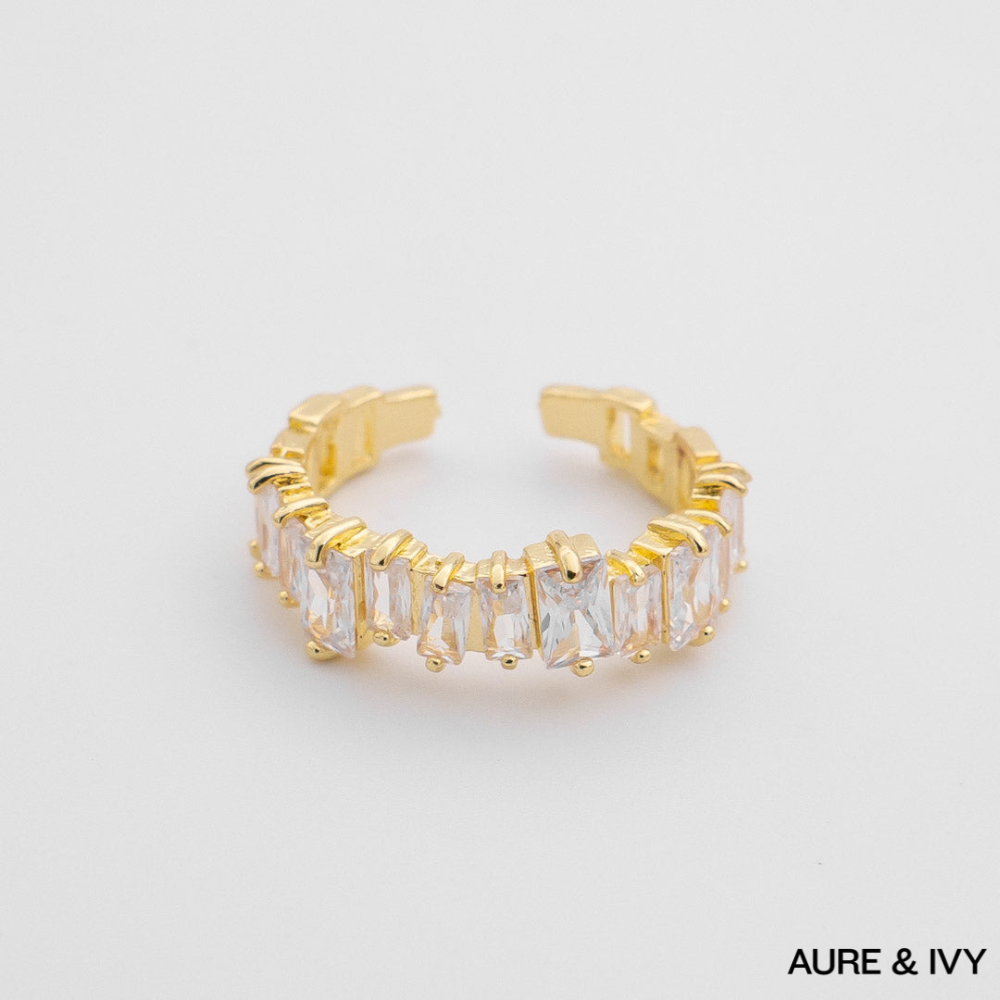 Starlight Baguette Ring | Gold
