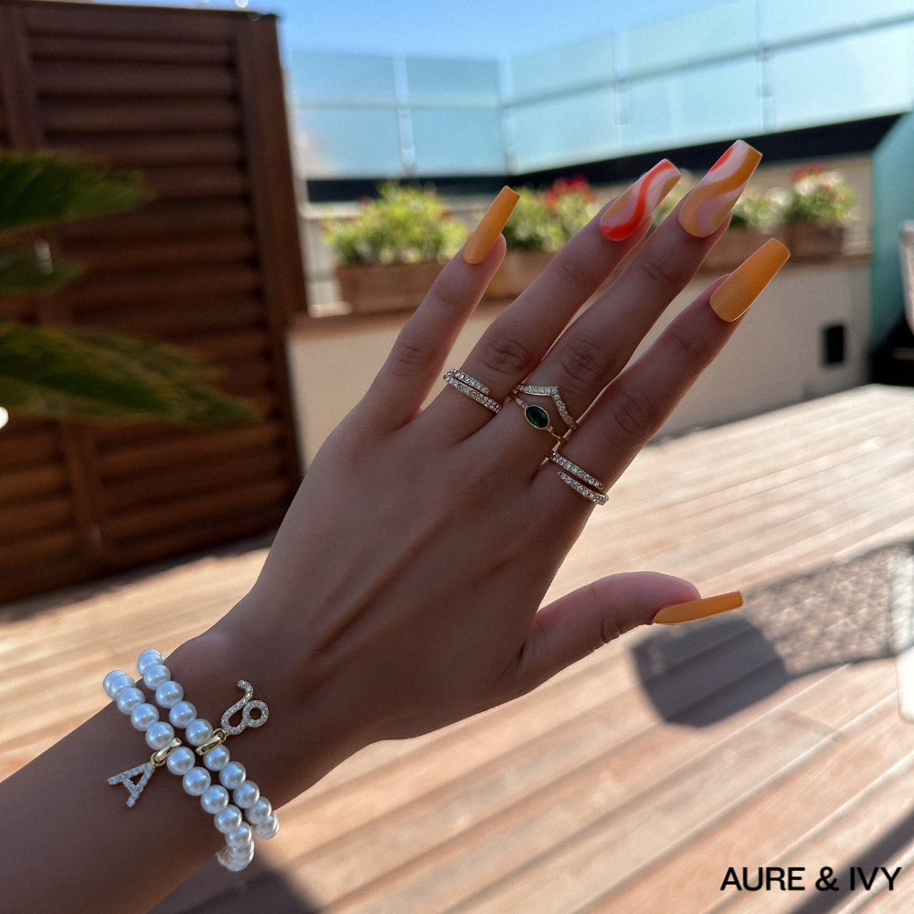 Saffira Wave Ring