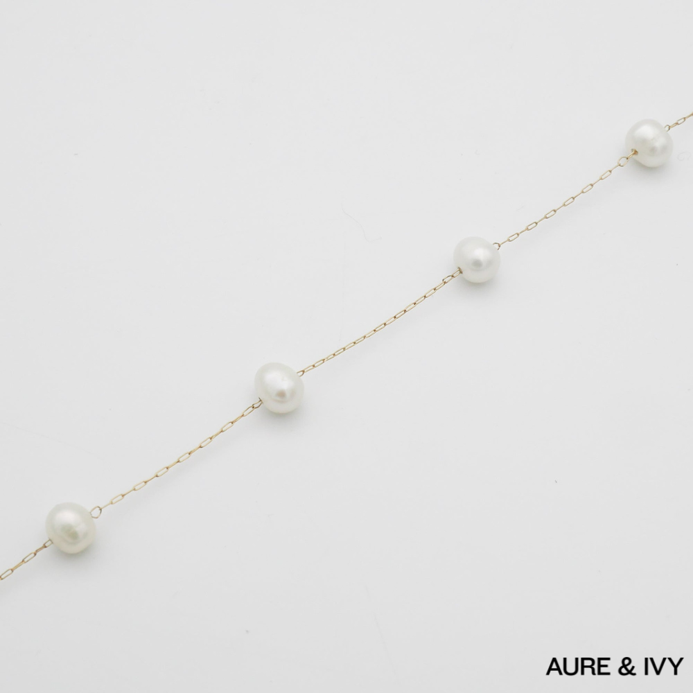 Solstice Pearl Anklet