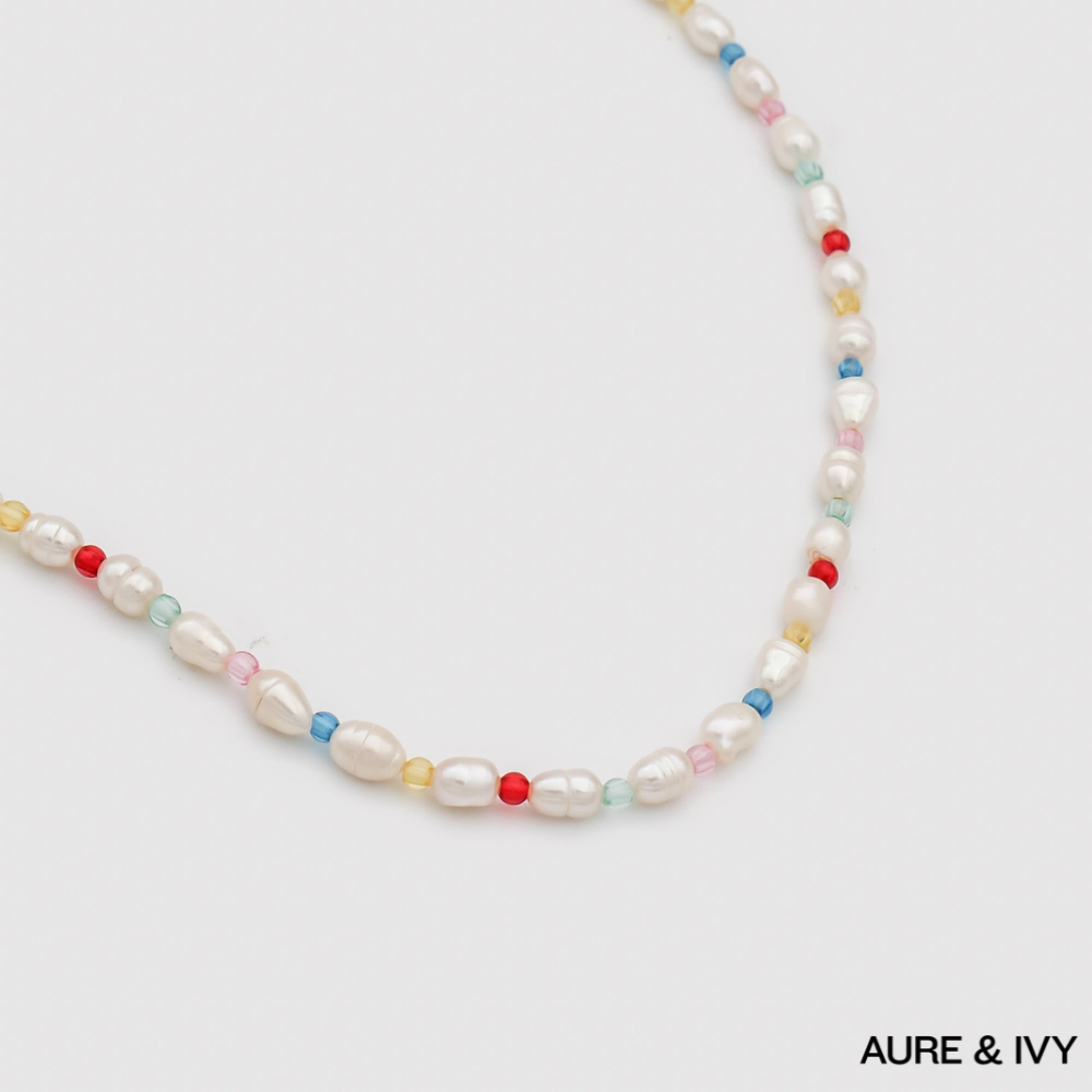 Lunaria Gem Pearl Necklace