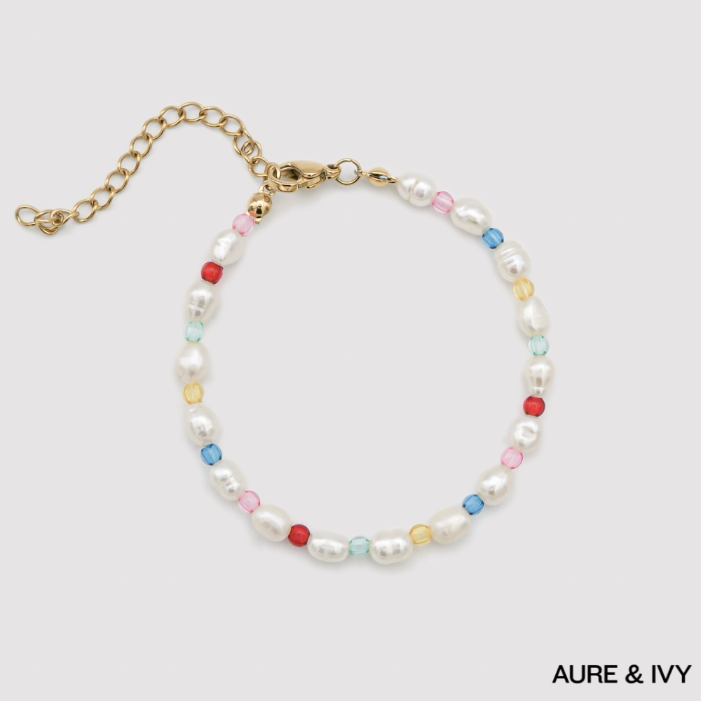 Lunaria Gem Pearl Bracelet