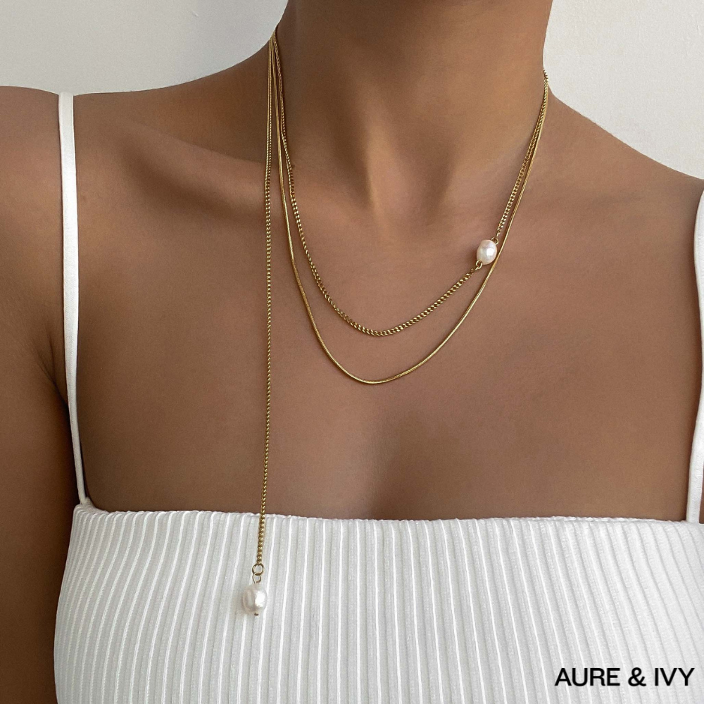 Seraphine Pearl Layered Necklace