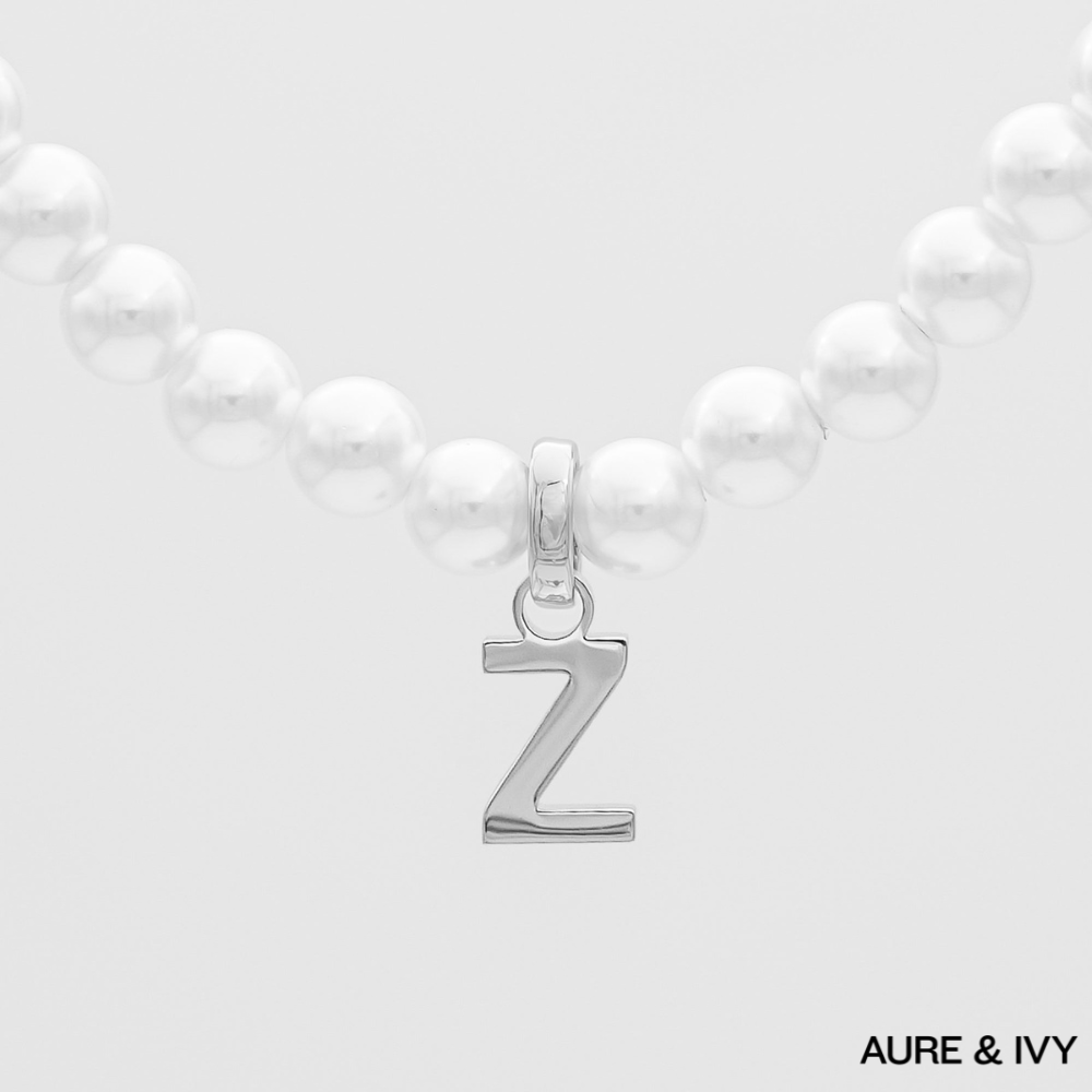 Maréa Pearl Letter Bracelet