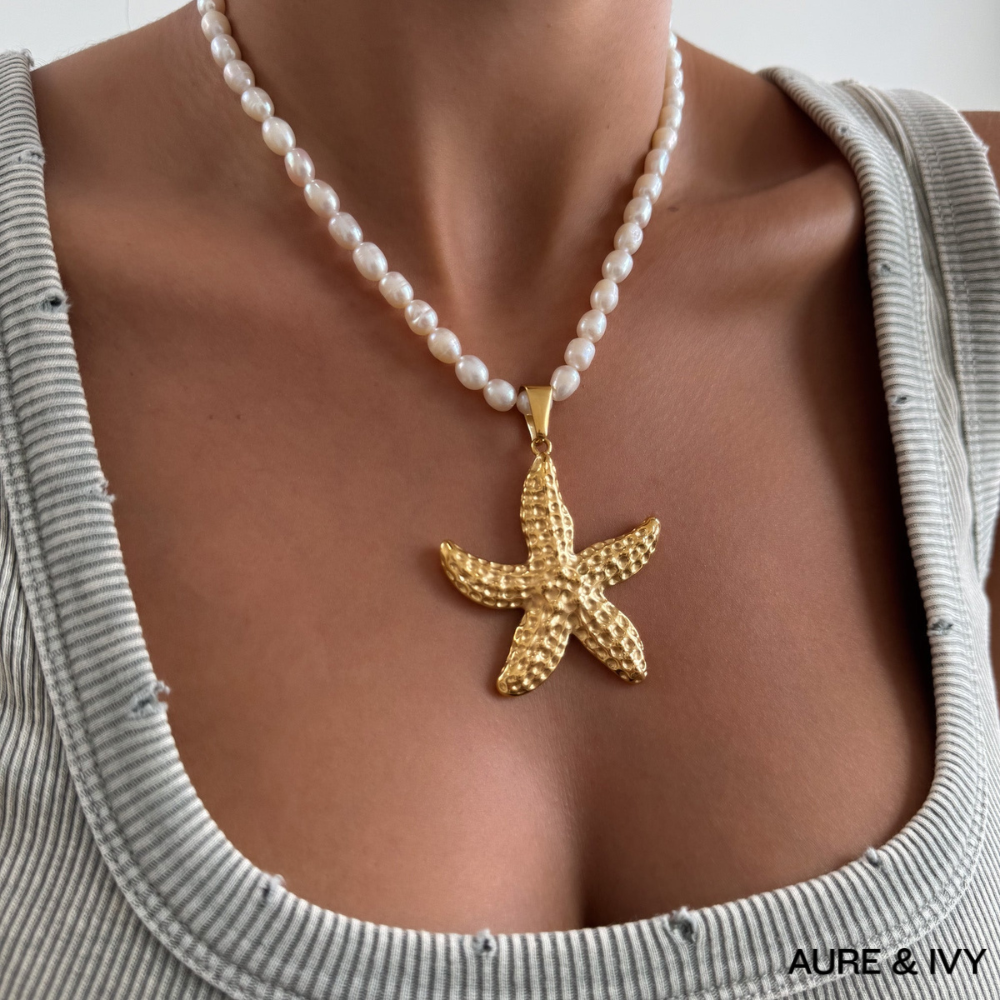 Calypso Starfish Pearl Necklace