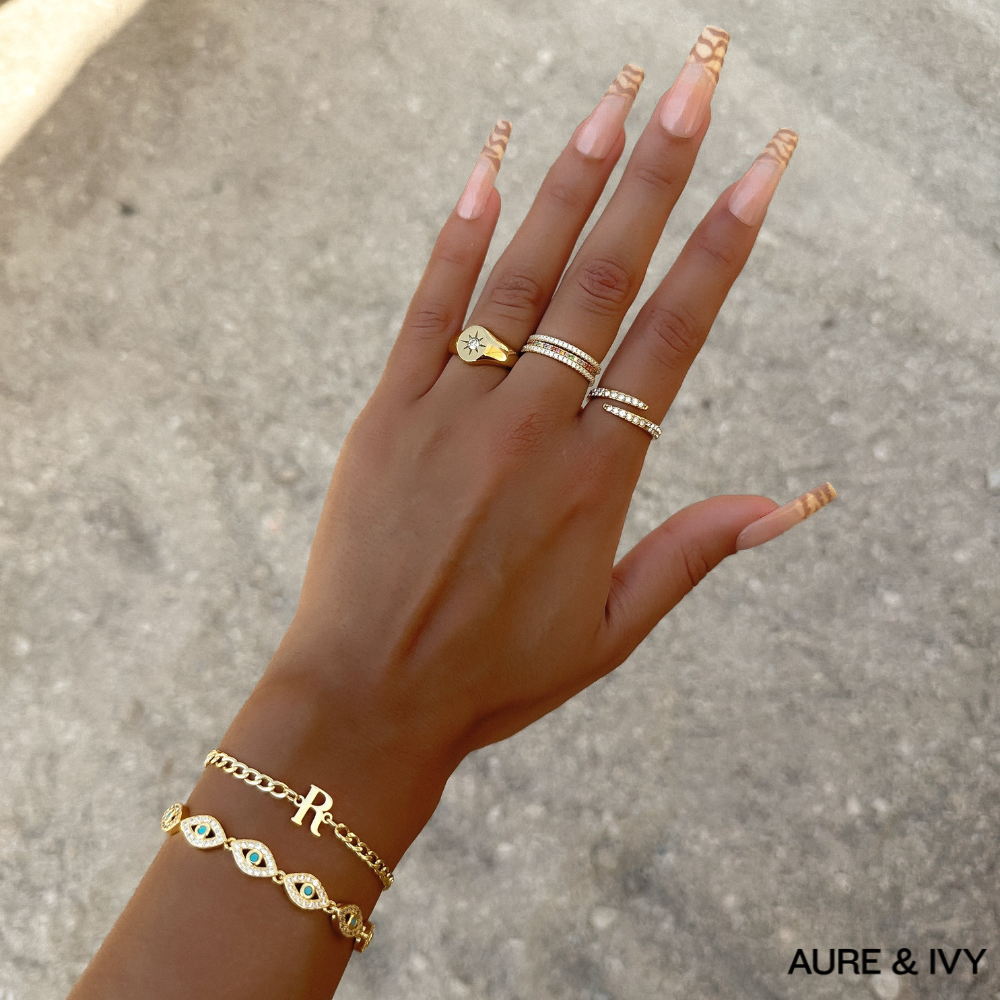 Dubai Initial Bracelet