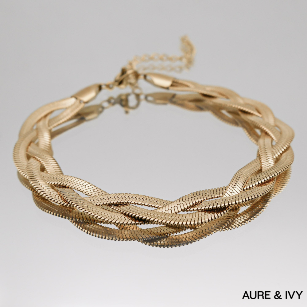 Triple Herringbone Bracelet