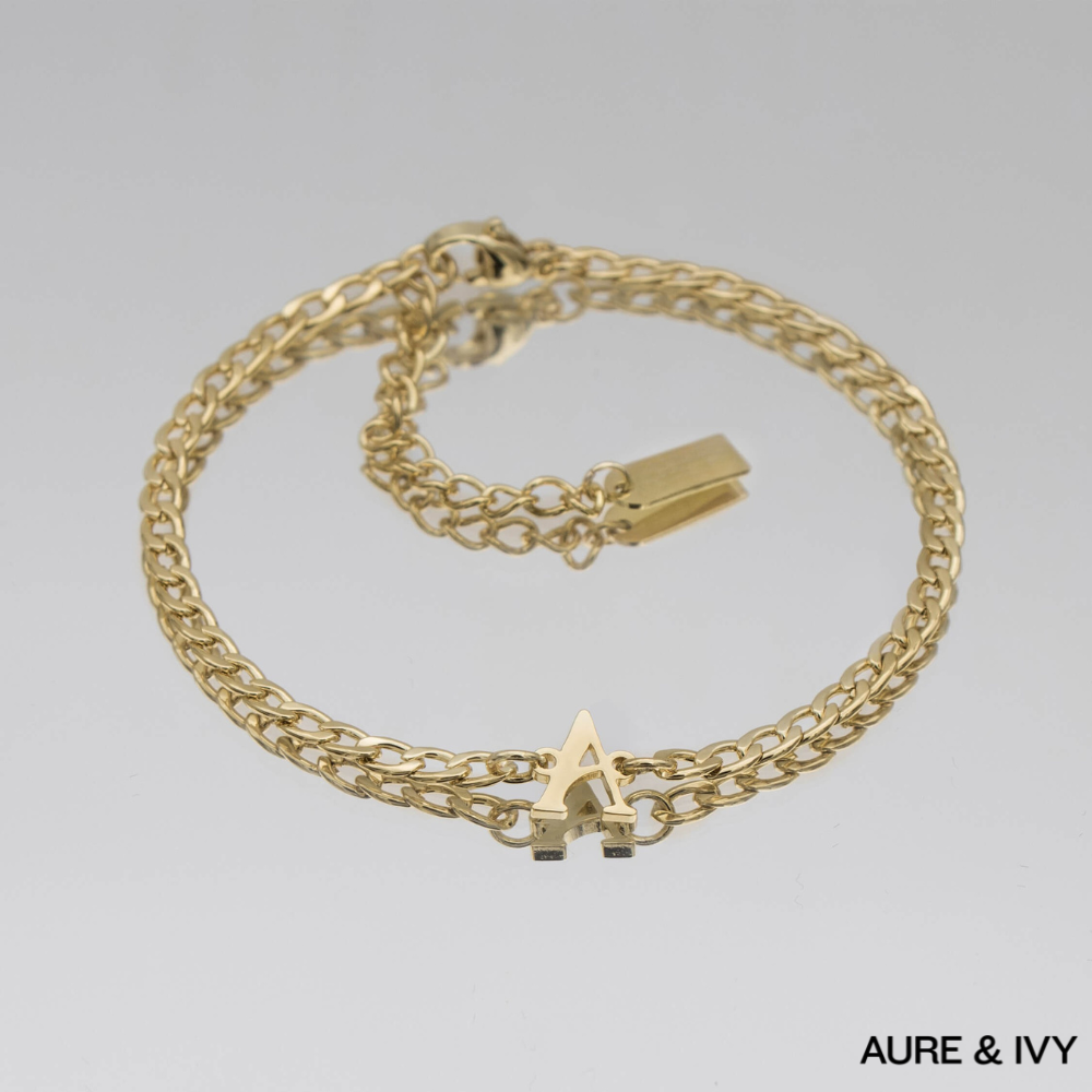 Dubai Initial Bracelet