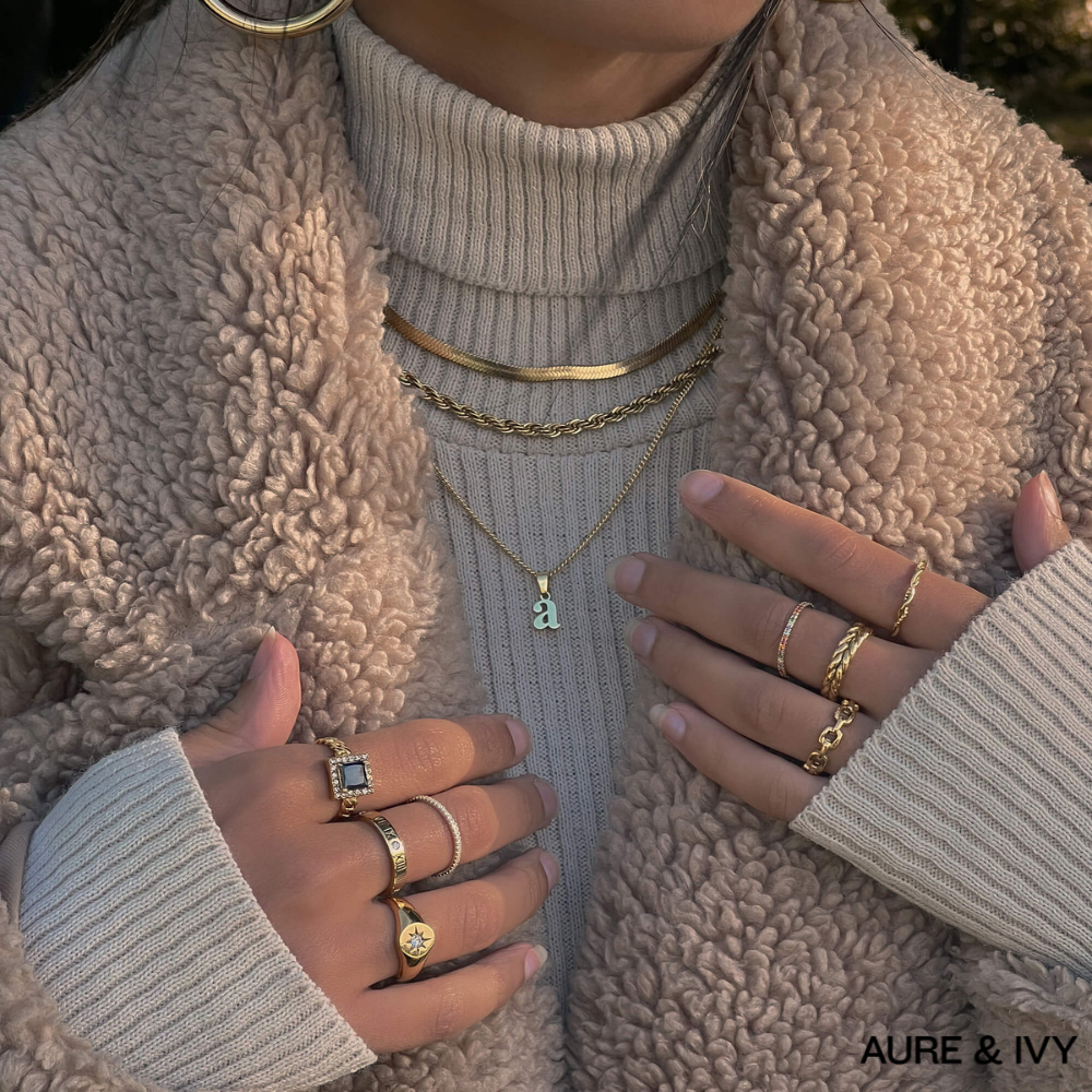 Kayla Lowercase Mini Initial Necklace