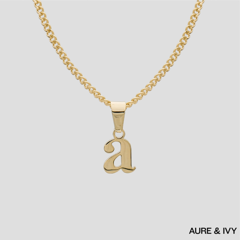 Kayla Lowercase Mini Initial Necklace