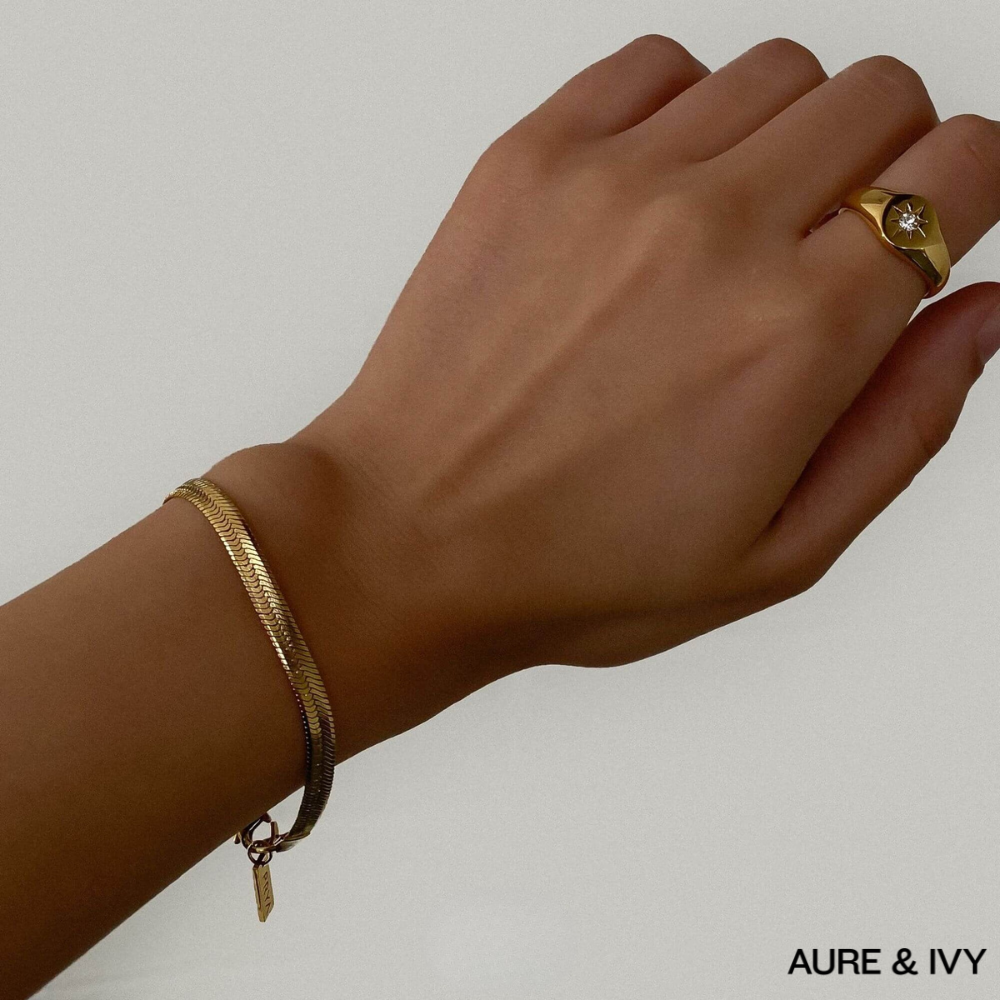 Herringbone Chain Bracelet